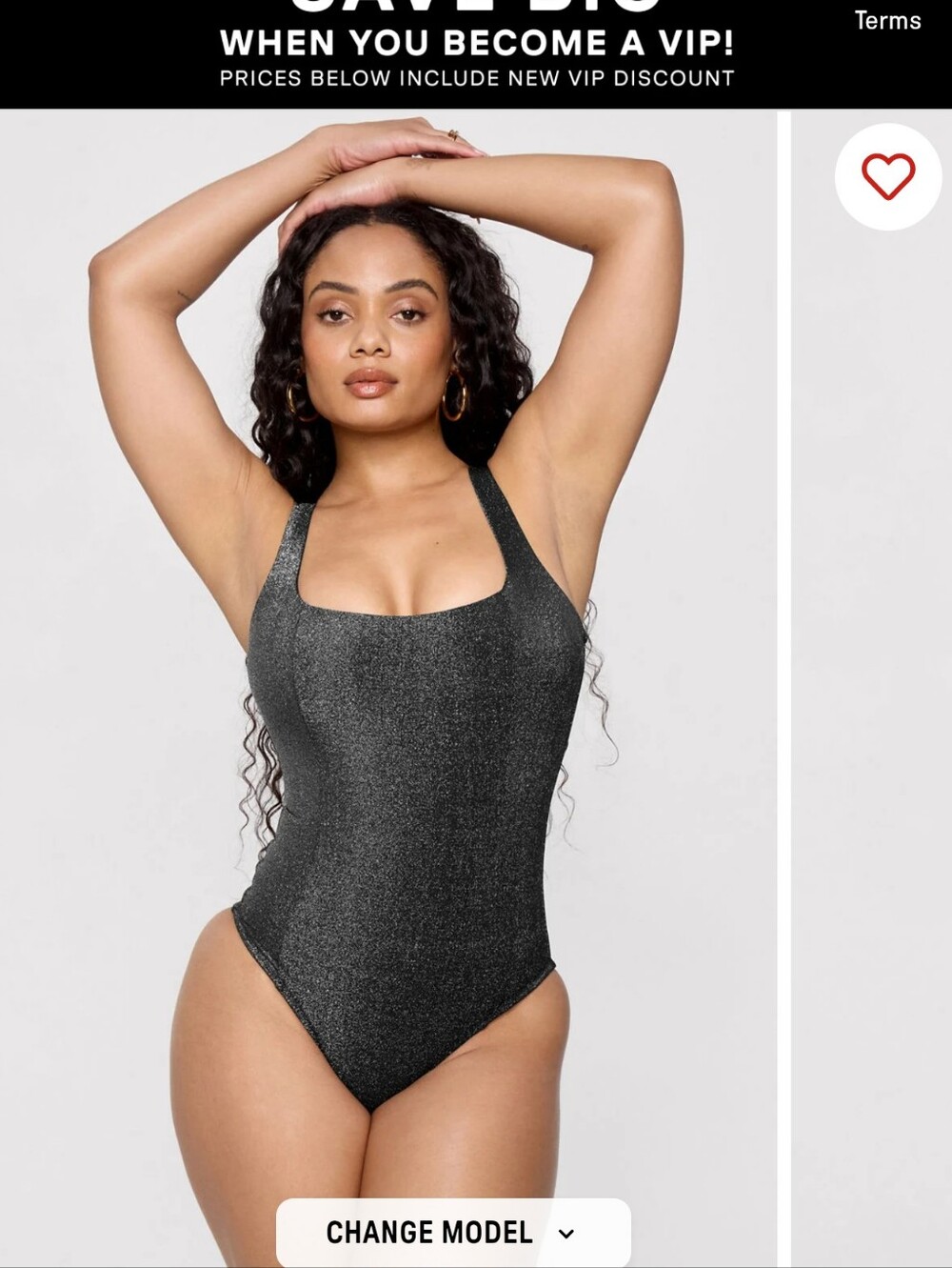 Yitty Shape Swim Luxe Waist Cinching One Piece Swim Shimmer L NWT